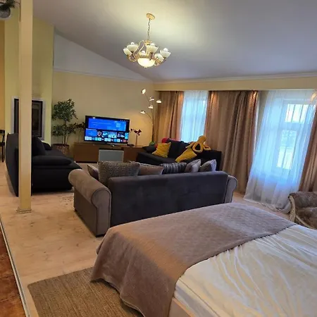 Διαμέρισμα Daugava Rrlux Penthouse With Fireplace And Free Parking