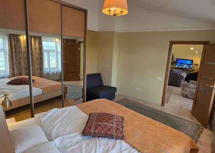 Daugava Rrlux Penthouse With Fireplace And Free Parking * Riga